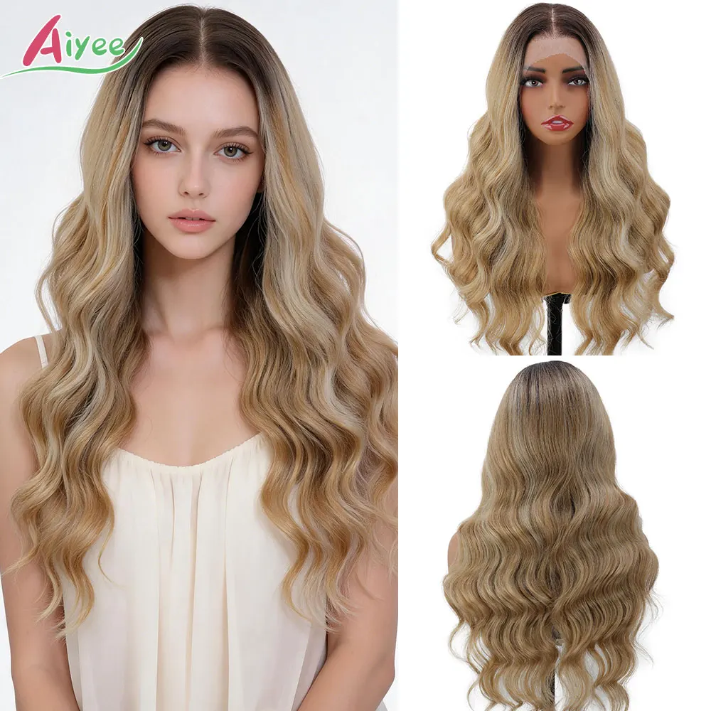 24-inch-wavy-360-lace-front-wig-rooted-ash-blonde-ombre-heat-resistant-synthetic-hair-comfortable-wig-cap-for-women
