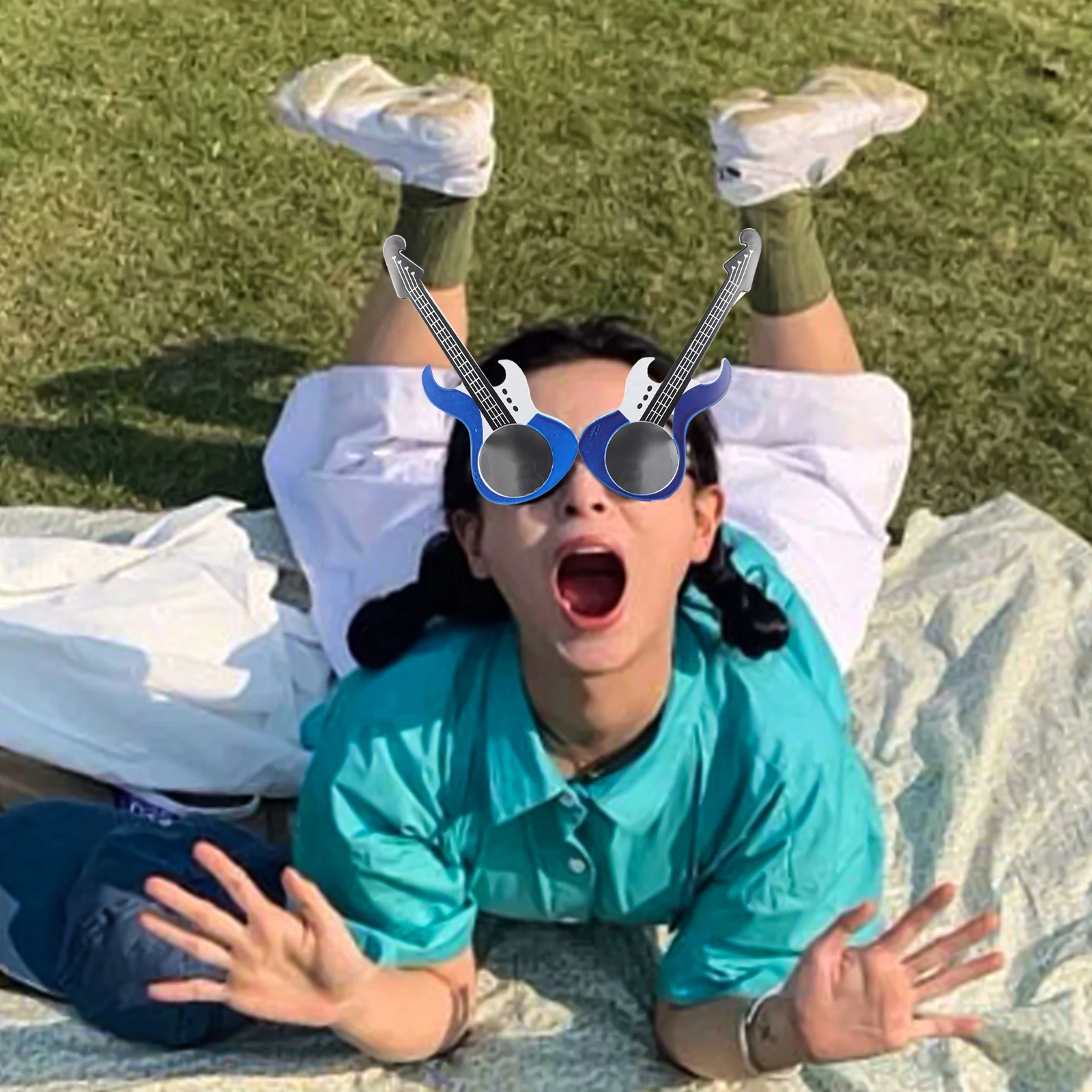 

2 Pcs Funny Glasses Cool Sunglasses Carnival Party Women Eye for Adults Novelty Eyeglasses