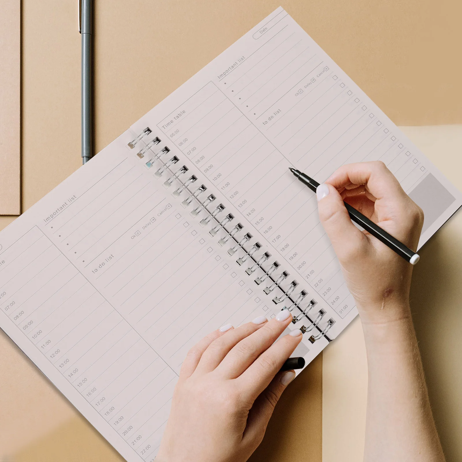 3Pcs Finance Notebook Premium Material Cash Detail Account Book for Recording Daily Journal Planner Finance Notebook