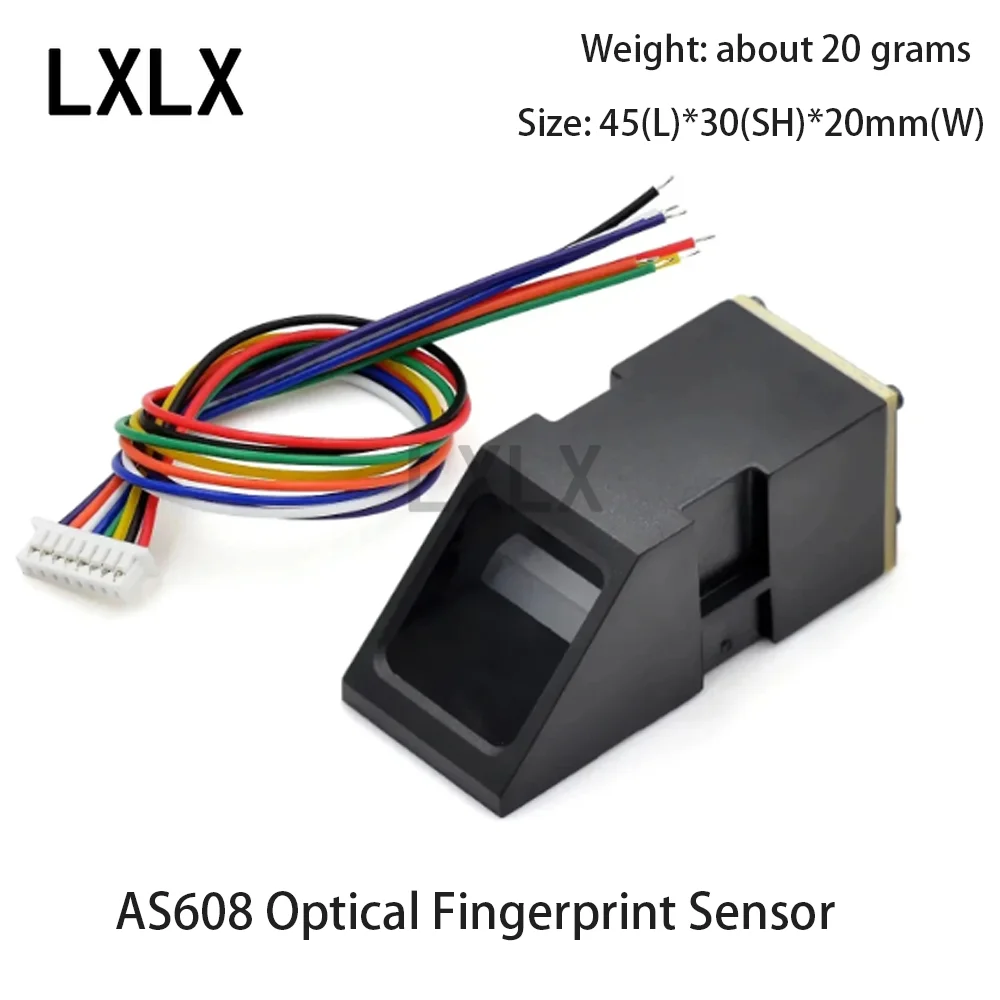 LXLX1  AS608 Optical Fingerprint Sensor JM-101 Fingerprint Matching Fingerprint Sensor Module