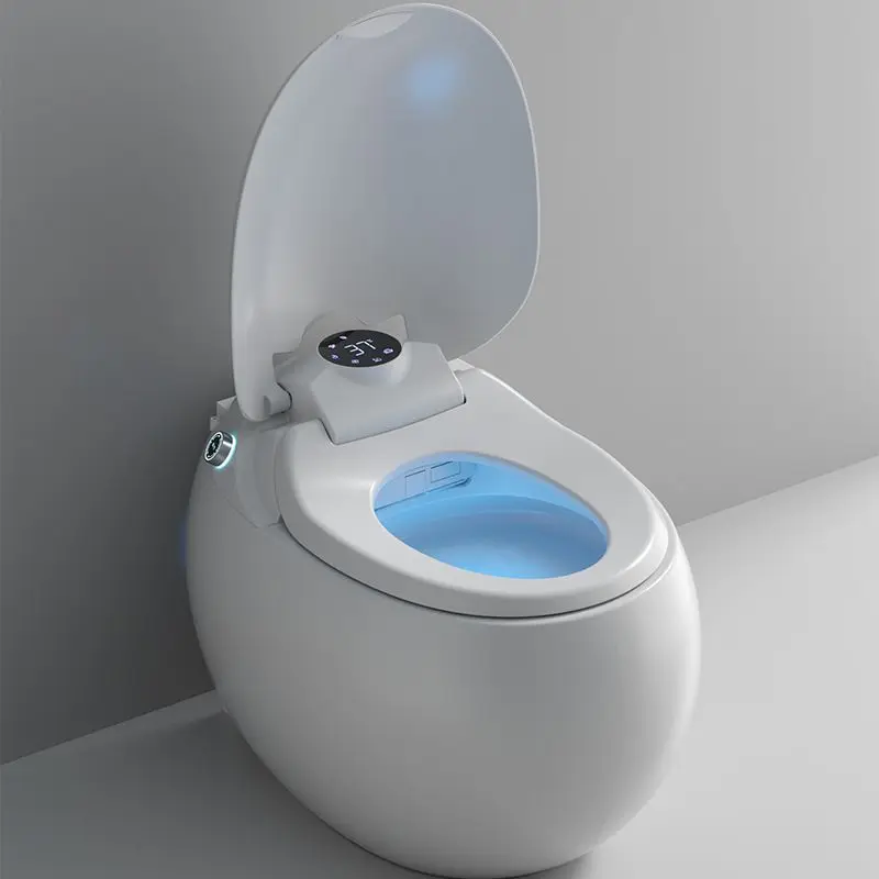 

New Sanitary Ware Bath Set One Piece Smart Egg Shape Auto Intelligent Woman Bidet Automatic Toilet