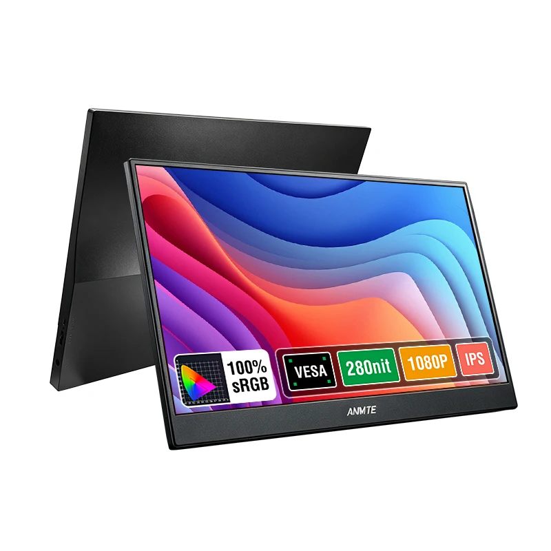 15.6 Inch Touch Screen Portable Monitor Non-touch Optional 16:9 Gaming Computer Expand Display For XBox PS4/5 Switch Loptop
