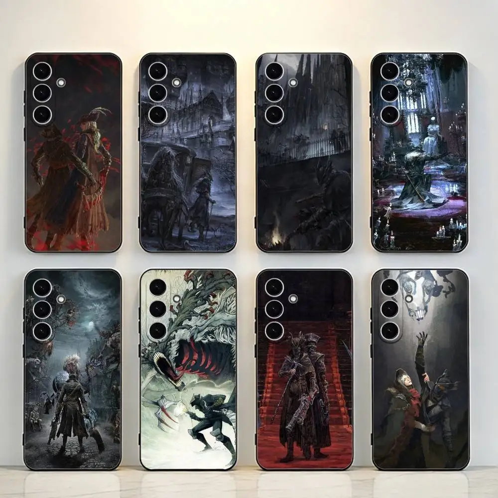 

Bloodborne G-Game Phone Case For Samsung Galaxy A73,A72,A71,A70,A53,A52,A51，Black Shell ll