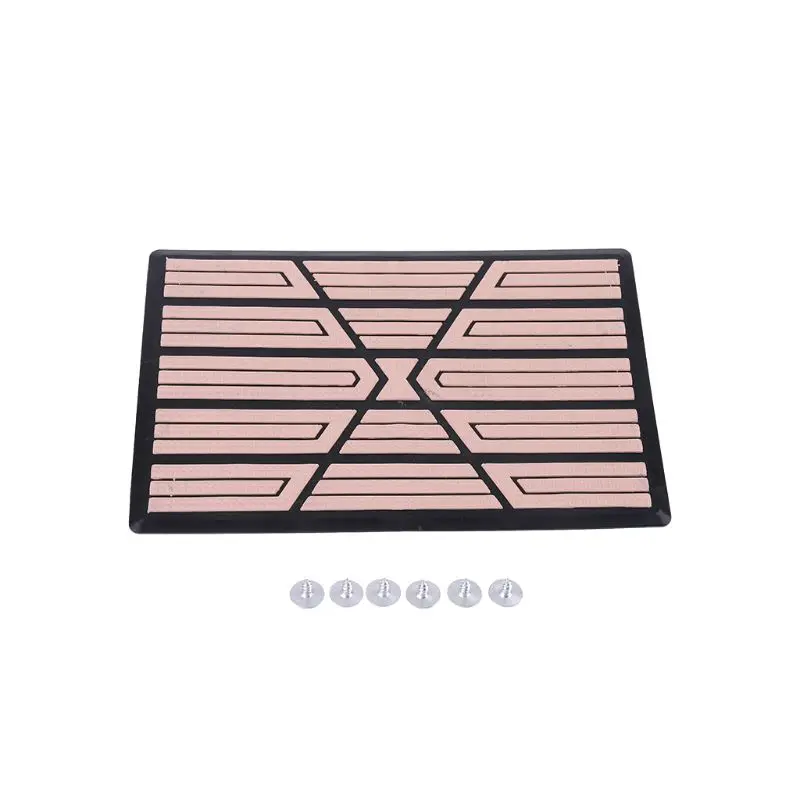 Universal Carpet Patch Foot Pedal Pads Auto Car Floor Anti-skid Mat 15x23cm Mat Foot Rest Pedal Pad