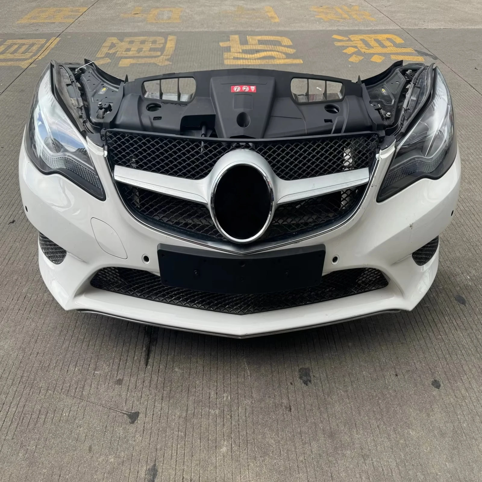 New High Quality E W207coupe Front Face Assembly Water tank Radiator Bumper Headlight Jamb Anti-collision Beam for