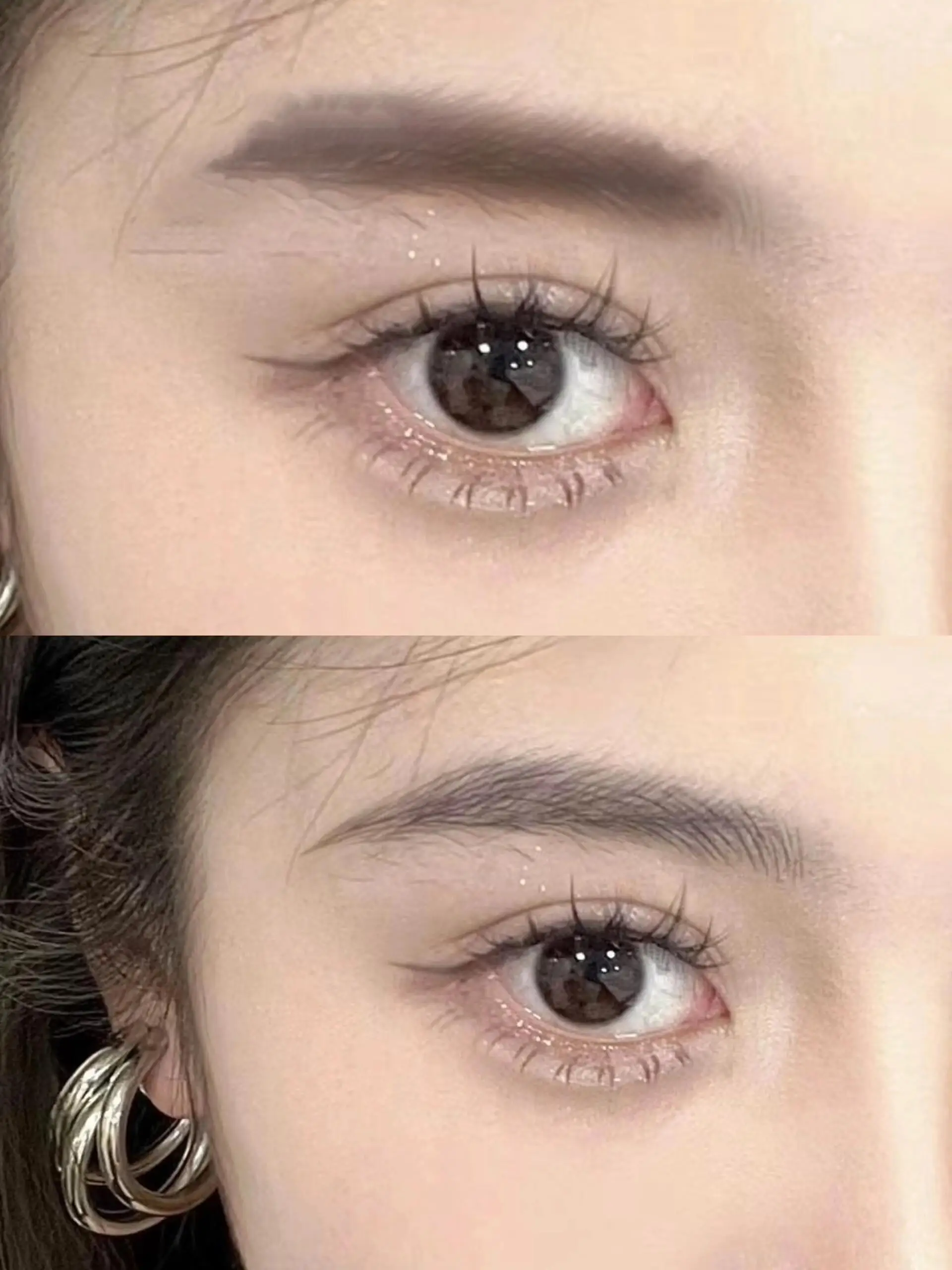 Crayon à sourcils sauvage à 2 points, longue durée, facile à saisir, tatouage de sourcils, liquide fin, couché, ver à soie, maquillage coréen