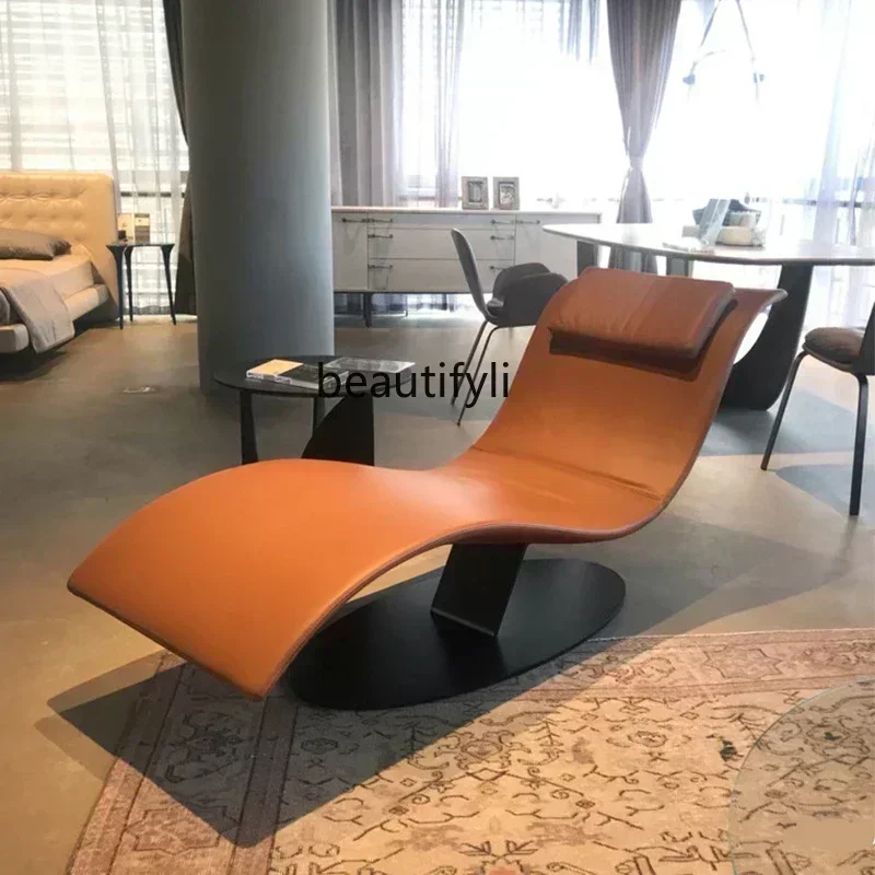 Y Designer curved living room leisure chair hotel villa sofa chair S-shaped art