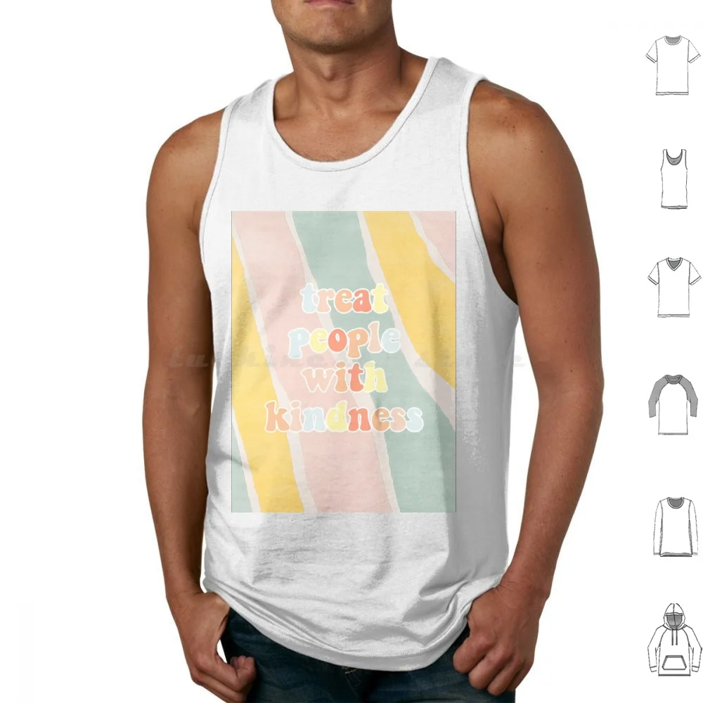 Tpwk Harry Tank Tops Vest Sleeveless Harry As The Sun Fine Line Watermelon Sugar Treat People With Kindness Music Retro