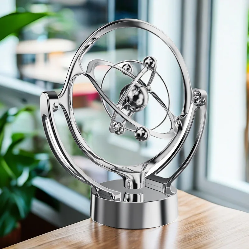 New USB Creative Personality Earth Mover Desktop Model Rotating Magnetic Swinger Celestial Object Orbital Pendulum Home Decor