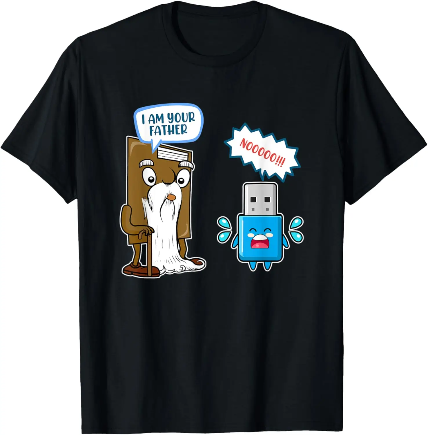 

I Am Your Father USB Floppy Disk Funny IT Computer Geek Nerd T-Shirt