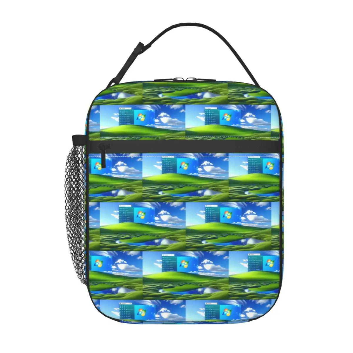 Frutiger Aero Windows XP Insulated Lunch Bag for Women Children Portable Food Boxes Thermal Lunch Box Tote