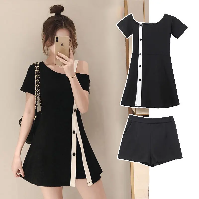 2020 spring summer autumn new woman Lady fashion casual sexy women Dress female party two piece dress Vq85