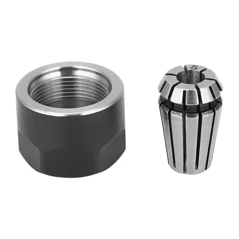 ER11 Chuck with Clamping Nut for CNC Milling and Engraving Equipment Spring Steel Construction for Lathe Applications