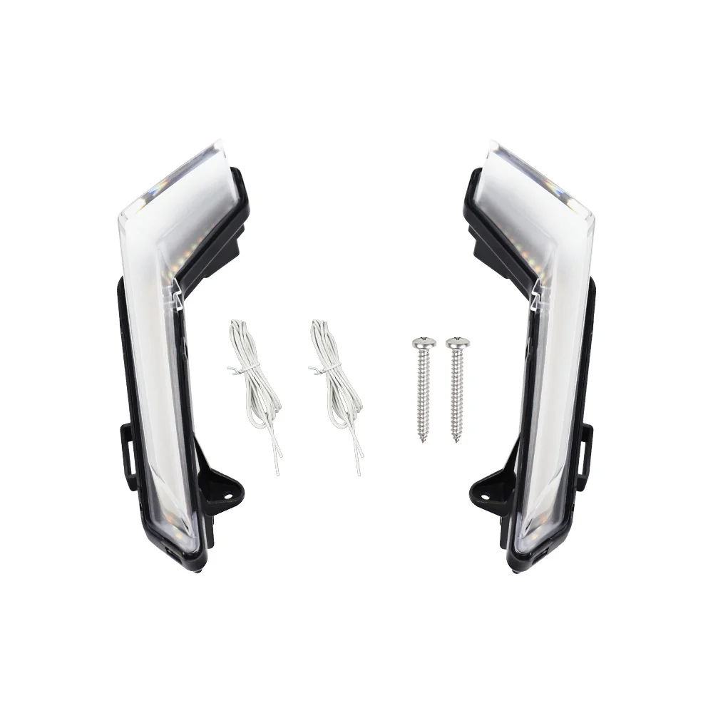 ATV LED إشارة الانعطاف الأمامية الصفراء المتدفقة الأبيض DRL لـ Can-Am Defender/ Max 2020+ Commander/Max 2021+