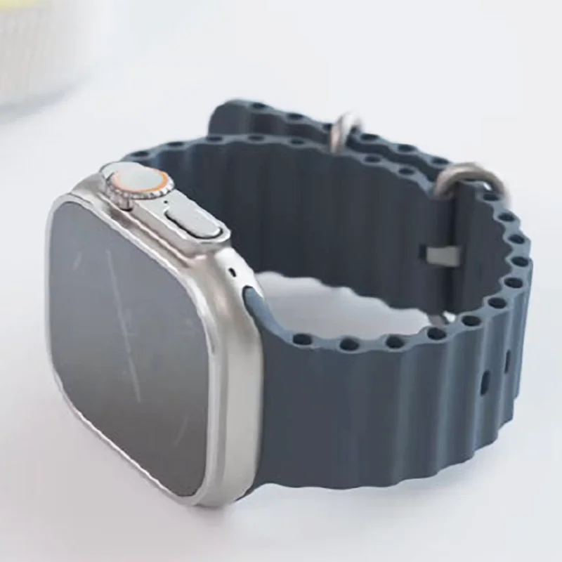 Ocean Strap Armband für Apple Watch Ultra 2 3, 44mm 40mm 45mm 41mm 49mm 46mm, Silikonarmband, Correas Armband, iWatch Serie 7 SE 8 9 10 11