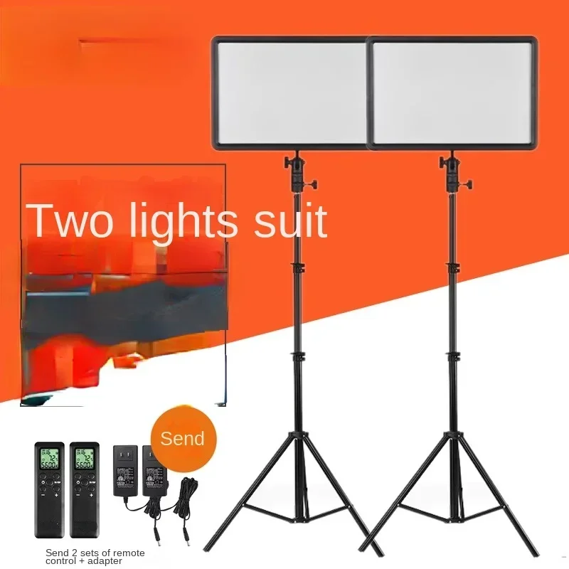 HOT SALE Applicable to Led260c Two Lights Suit DSLR Camera Video Photography Light Soft Light Lamp Studio News Fill Light