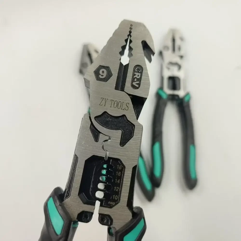 

Прочные металлические плоскогубцы с молотком CR-V, инструмент для зачистки проводов, бытовые многофункциональные инструменты для резки проволоки