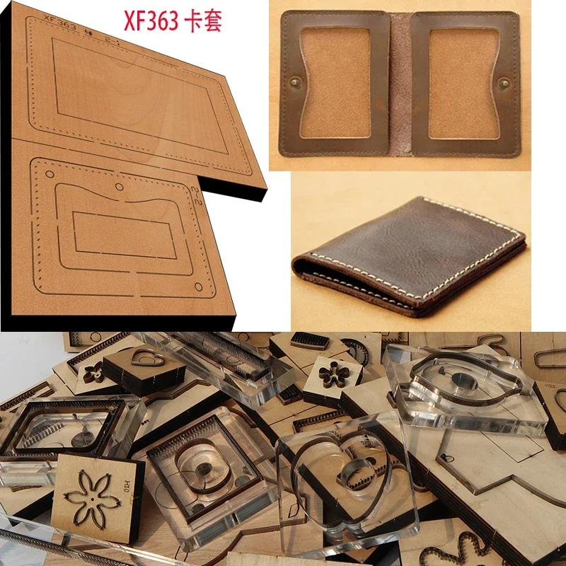 

Wallet Card Case Leather Craft Punch Hand Tool Cut Knife Mould XF363 Leather Craft Tools