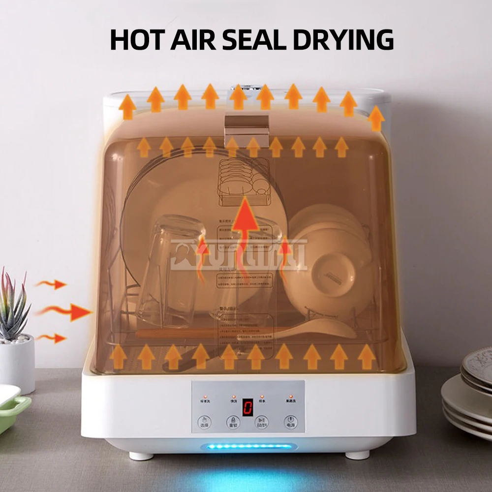 แบบพกพาเครื่องล้างจานห้องครัวจานเครื่องซักผ้า Lave Vaisselle ในครัวเรือน Intelligen เครื่องล้างจาน Mini Lavadora