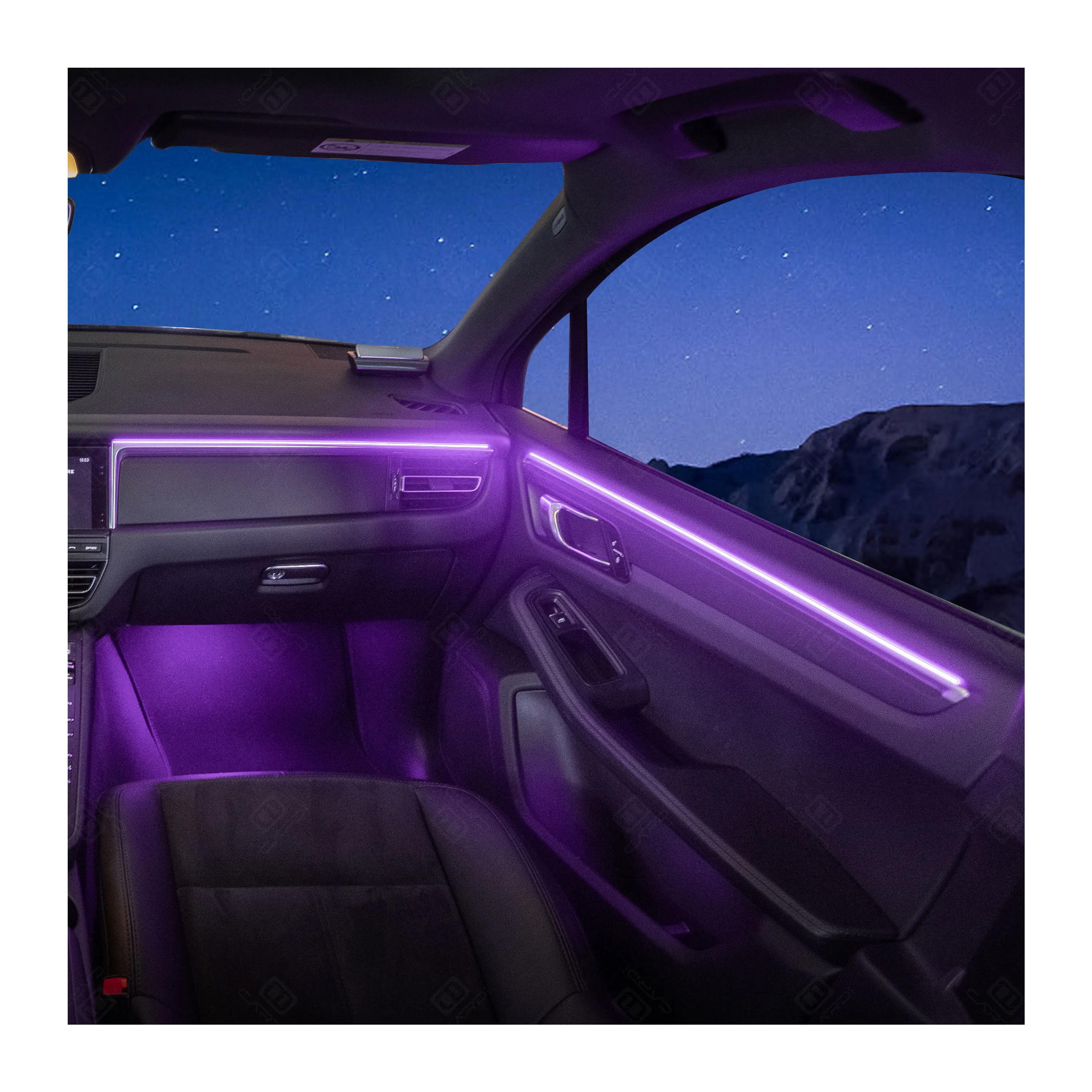 Hot selling：Individually Tailored 'CARDI' K3x 12V LED Ambient Lighting System for Universal Car Interior Atmosphere