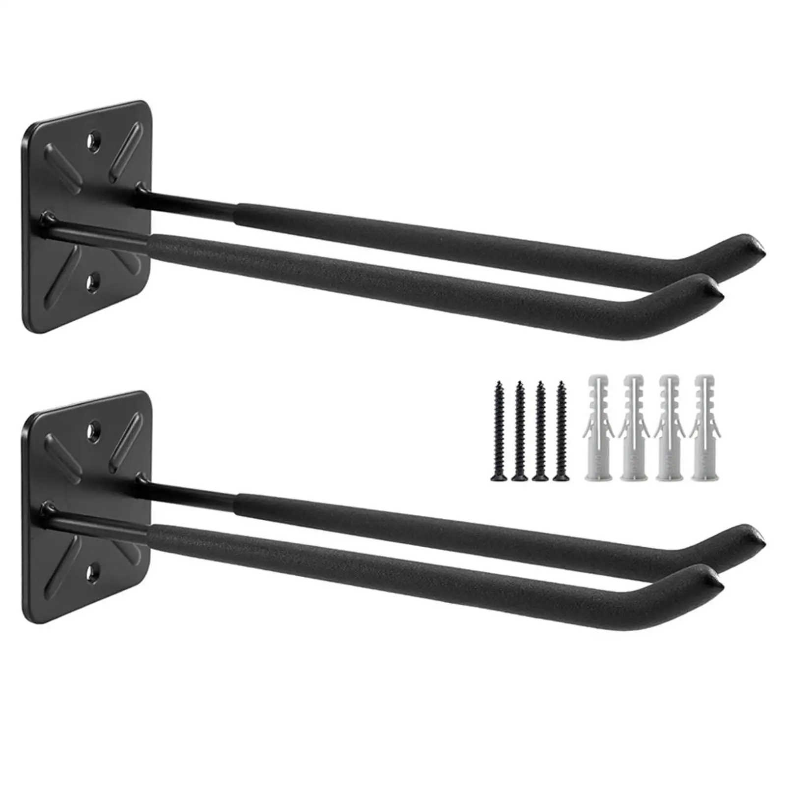 

2 Pieces Paddle Rack Garage Storage Organization Wall Mount Utility Storage Hook