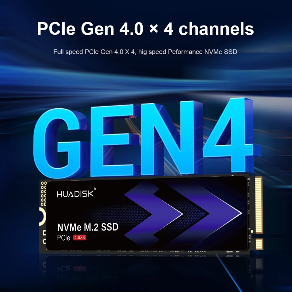 huadisk M.2 NVMe SSD 1TB 2TB PCIe 4.0