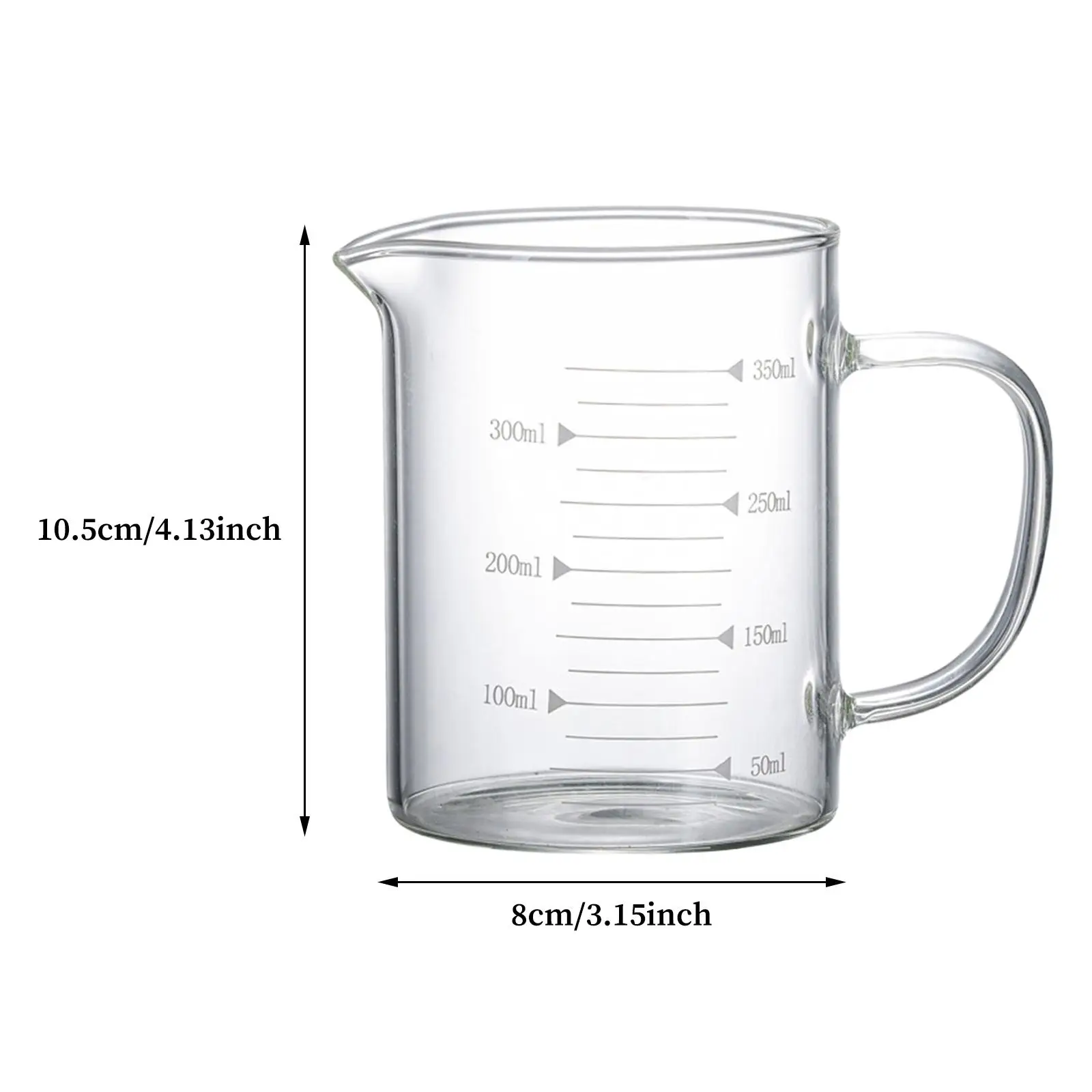 Measure Jugs Cup Transparent Large Capacity Containers Heat Resisttant Fridge Juice Pitcher Jug Milk Cofe For Household Kitchen