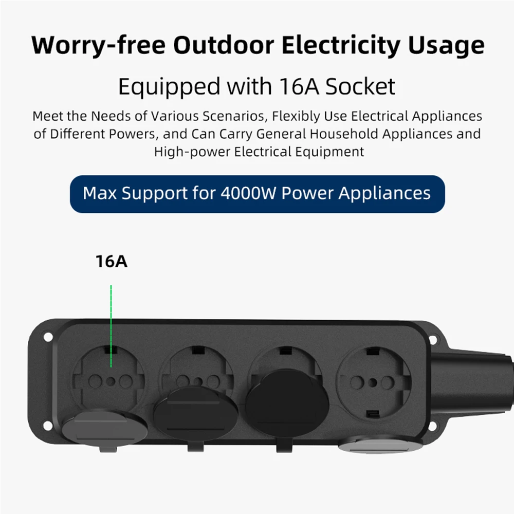 Charge and Discharge 2-in-1 V2L EU Socket 3/5/10m Cable EU Type2 GB/T for Portable EV Charger Fit For BYD MG ZS ATTO3 Xpeng