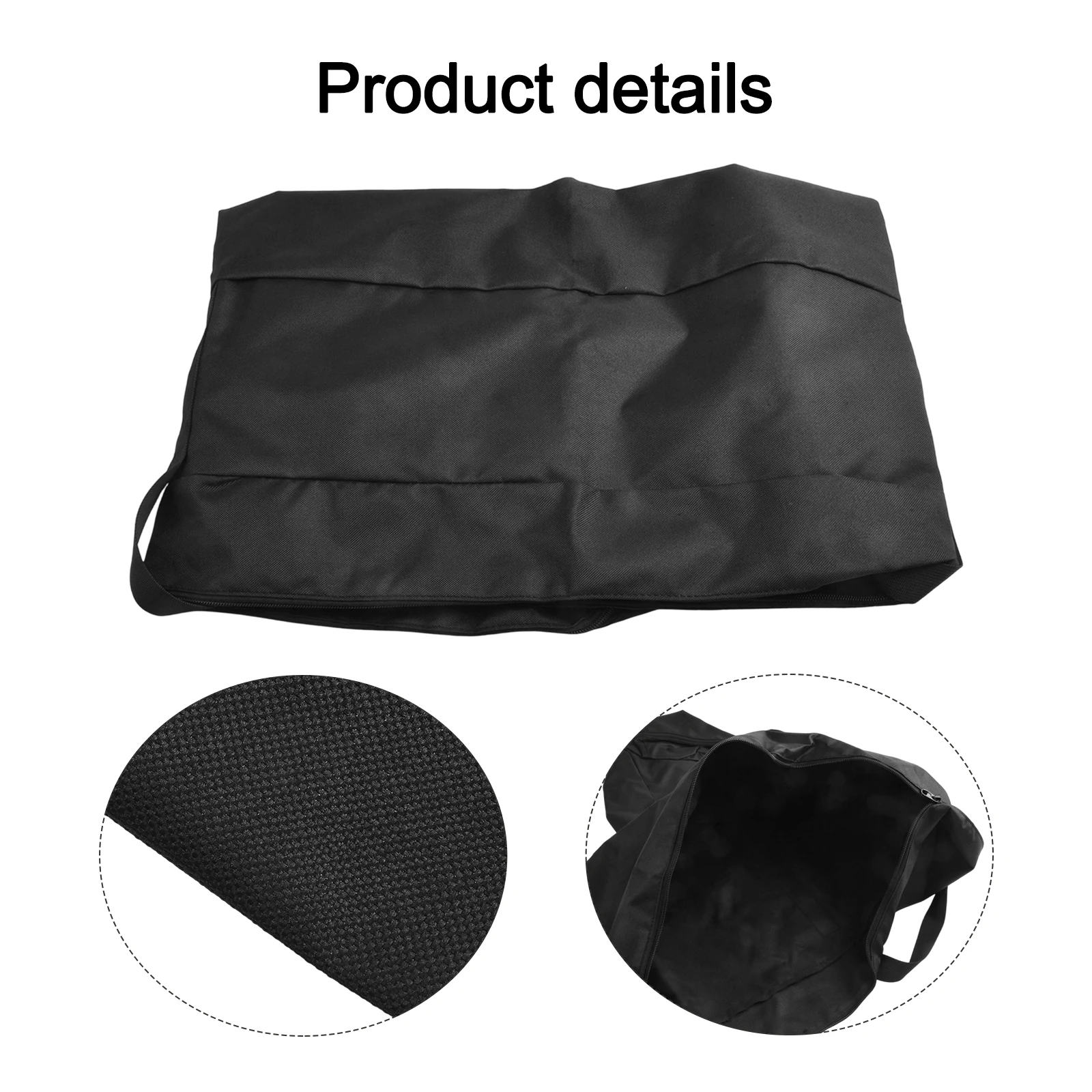 

Dual Zipper Carry Bag 5 Inches Wide Extra Large Storage Bag Ample Storage Capacity Folds Compactly Nylon Coating Protection
