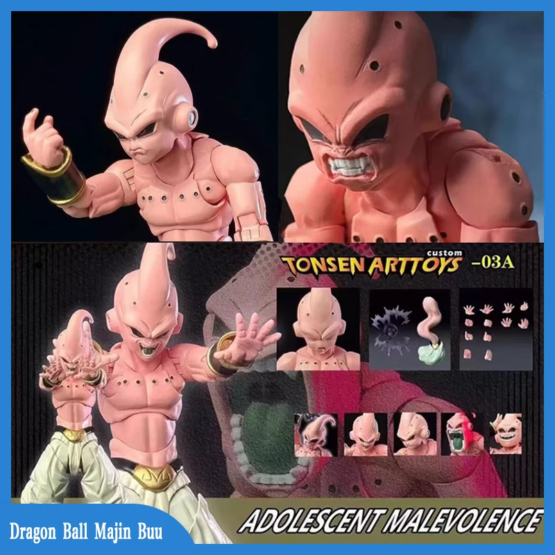 

Tonsenarttoys Dragon Ball Majin Buu Cunning Devourer Custom Headsculpt Set S.H.Figuarts Shf Anime Figurine Action Figures Toys