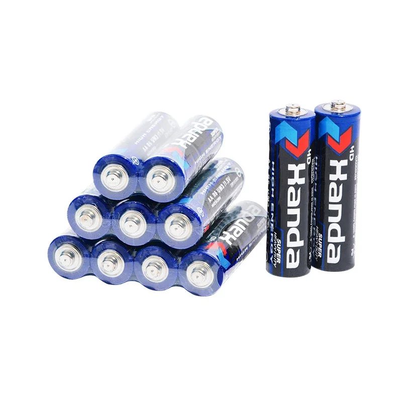 1.5V Black Blue Battery Black Blue AA 60PCS/Boxed Carbon Zinc Manganese Cell Disposable Battery Flash Wireless Mouse Keyboard