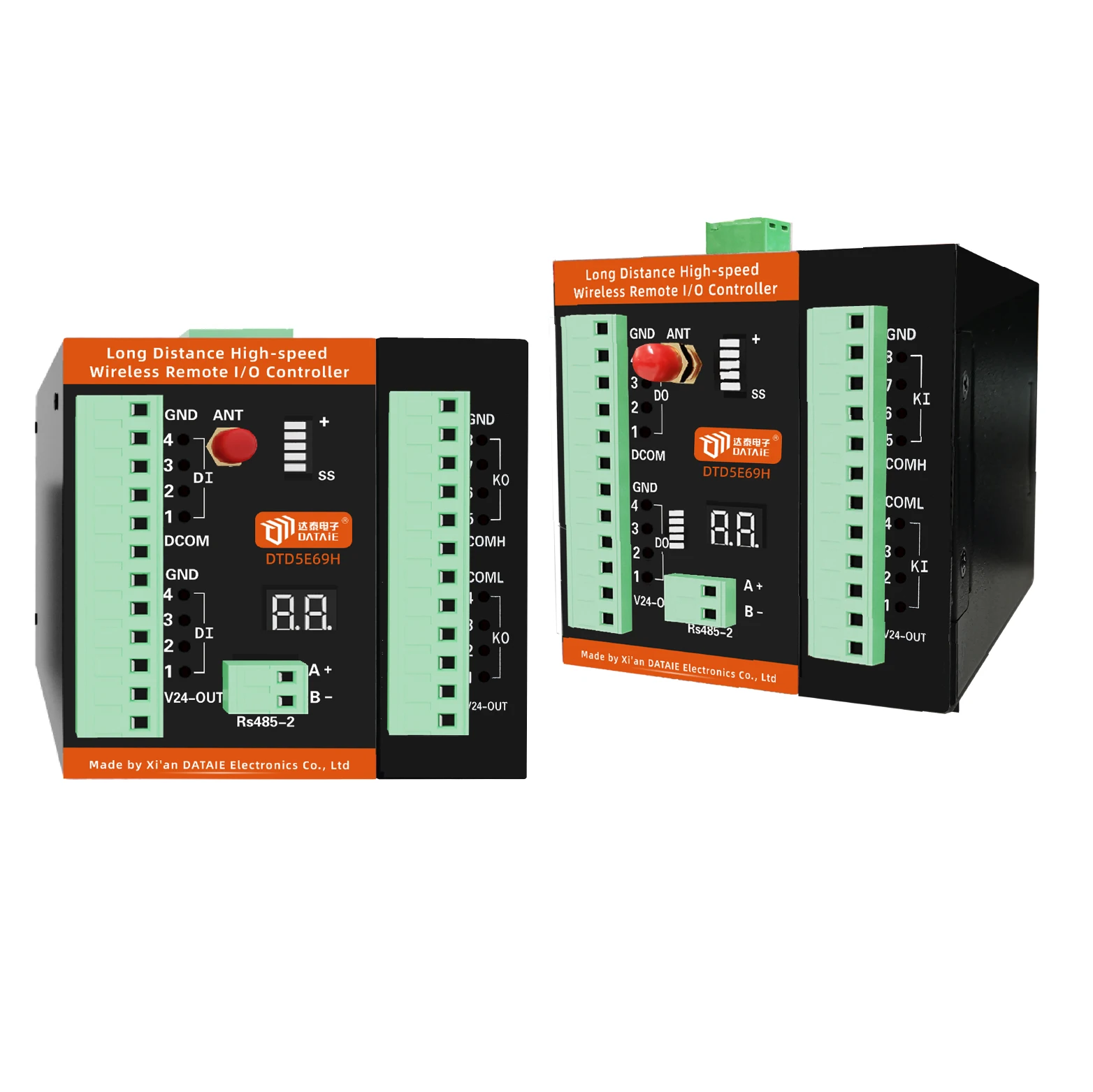 DATAIE DTD5E69H-88 DIDO 50km Nadajnik-odbiornik Dalekiego Zasięgu Szybki Bezprzewodowy Kontroler I/O Zdalnego Sterowania Punkt-Punkt