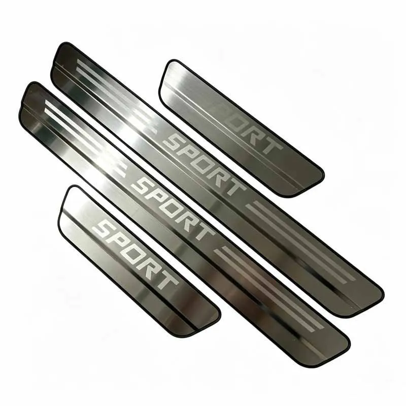 For Lexus NX250 NX350 NX450 RX350h RX500h 2016-2025 2026 Car Door Sill Plate Strip Stainless Steel Sticker Auto Part Accessories