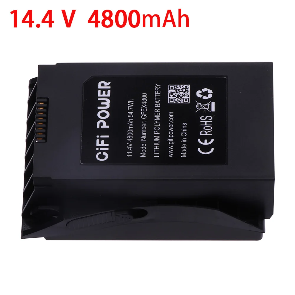 11.4V 4800mAh Battery With Charger For C-FLY Cfly Faith  Drone Battery for X12/ EX4 RC Quadcopter Spare Parts Accessories 1-2PCS