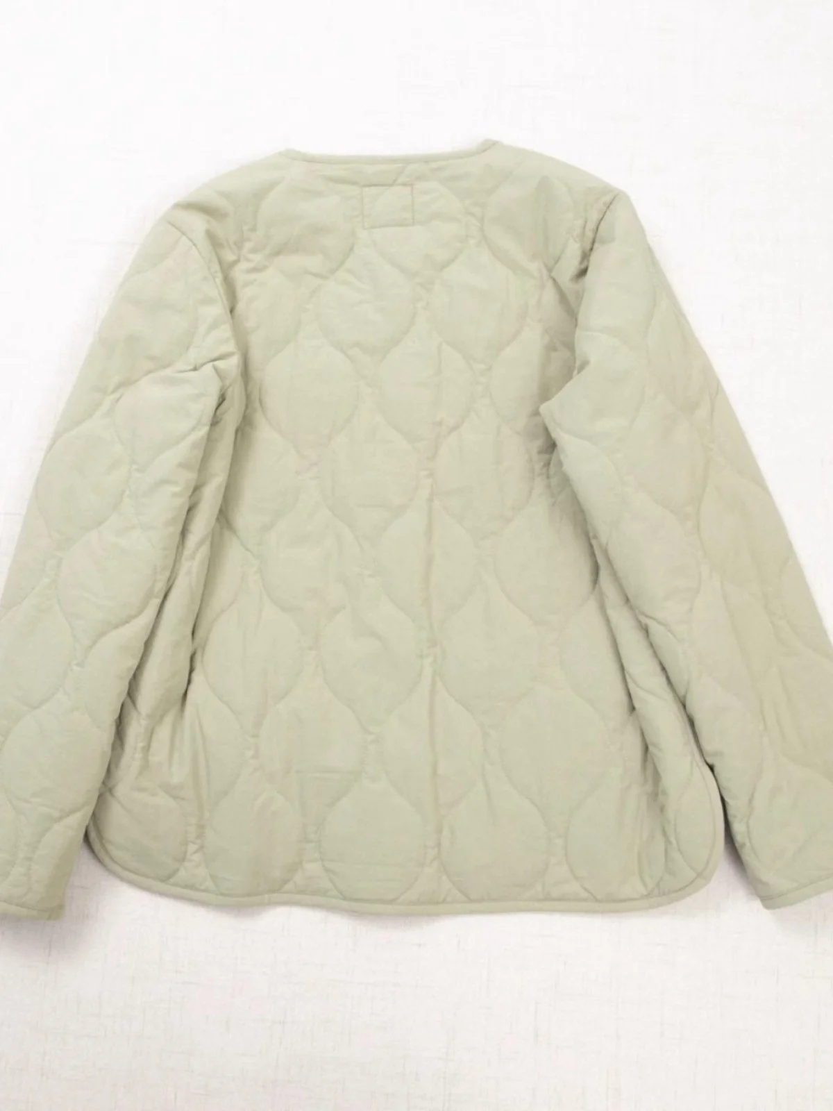 

Artistic Japanese Sle Women's Cotton Jaet Small Size ort Coat round Ne Thin Cotton Inner Wear for Autumn Winter
