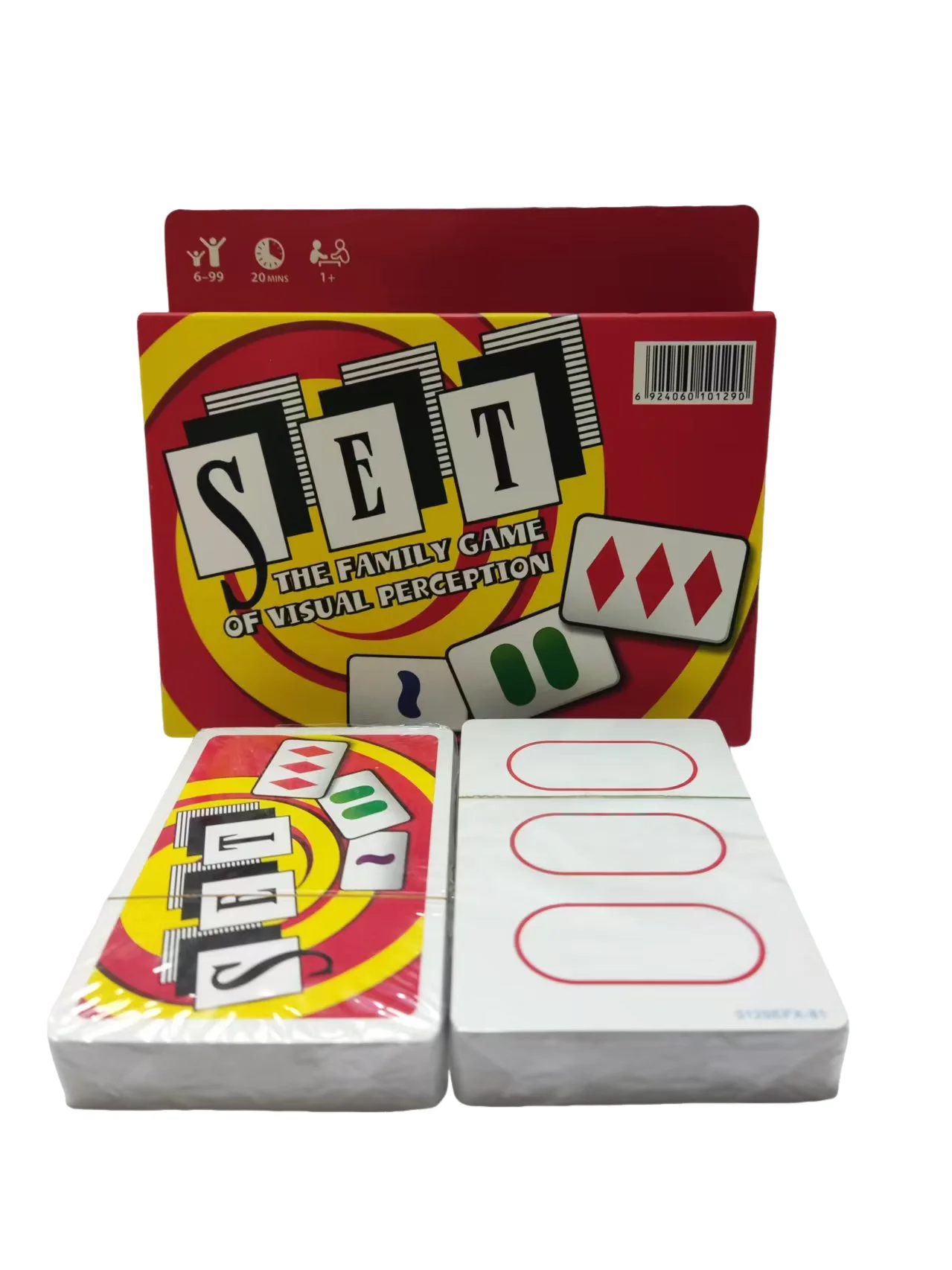 Interactive Card Game SET Visual Perception Parent-Child Interaction Logic Thinking Exercise Tabletop Game Cross-Border Hit