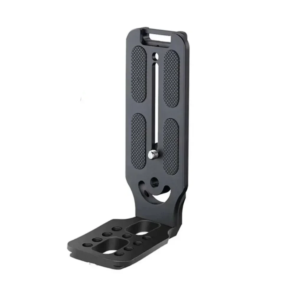 Convenient and Practical L Stand for Easy Mounting Securely Holds Camera with Limiting Screws and USB Cable Access