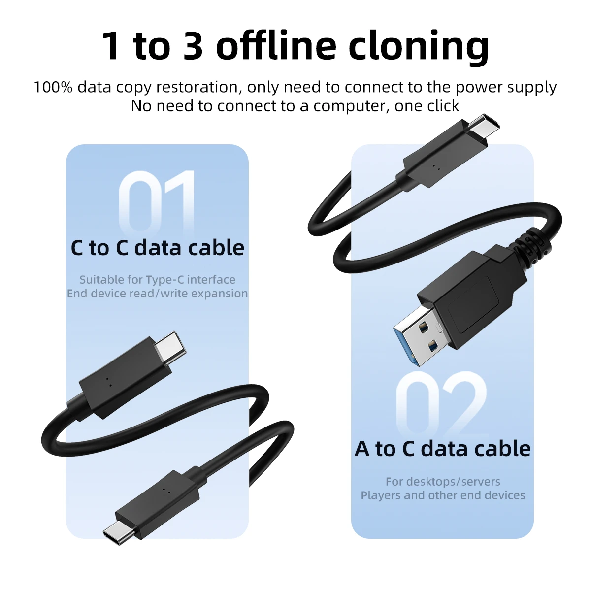 Imagem -06 - Maiwo Estação de Acoplamento de Disco Rígido de Baias 2.5 3.5 Polegada Adaptador Clone Usb c Gen2 1-a3 Máquina de Cópia de Alta Velocidade para 2.5 3.5 Hdd Sdd