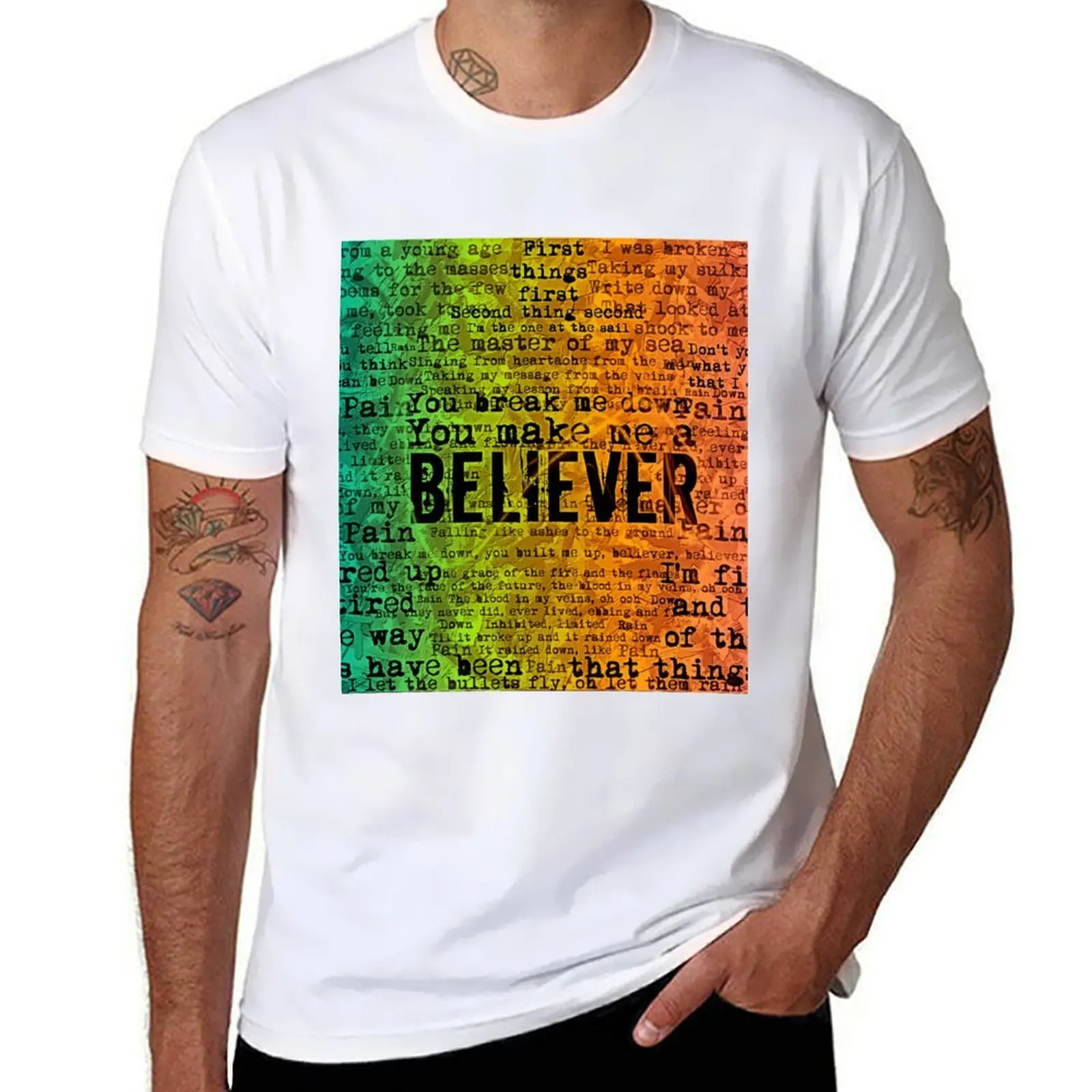 

Believer - Rainbow T-Shirt t shirt man designer man tshirt T-Shirt