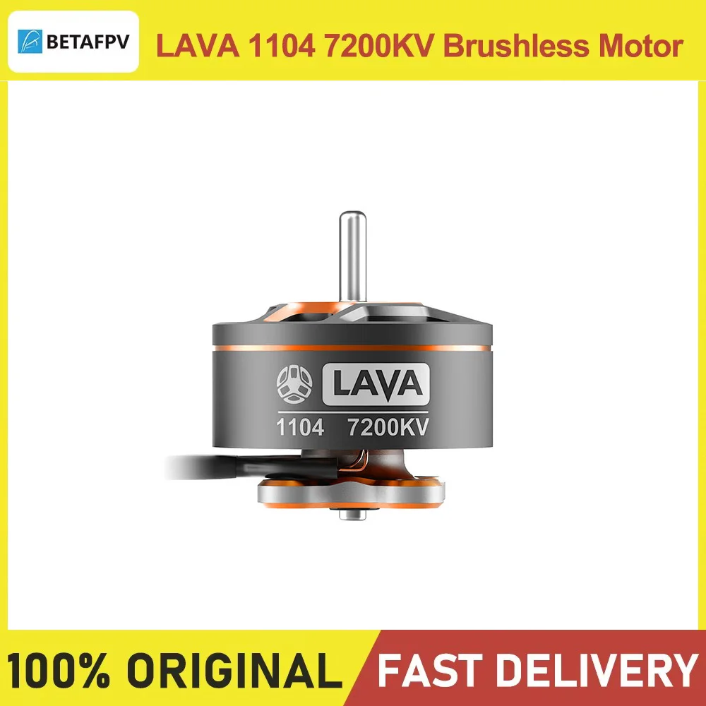 BETAFPV LAVA 1104 7200KV Brushless Motor with 24mm/80mm Wire Options for Pavo20 pro 2-Inch FPV Cinewhoop Drone