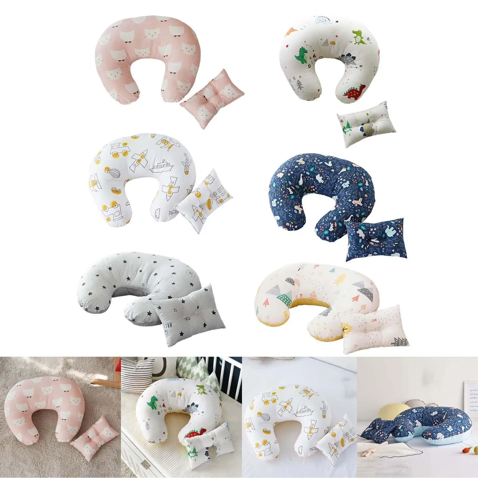 وسادة رضاعة الطفل مريحة لدعم الرضع وسادة جسم الأمومة تغذية وسادة الخصر وسادة نوم للنساء تغذية أمي #3