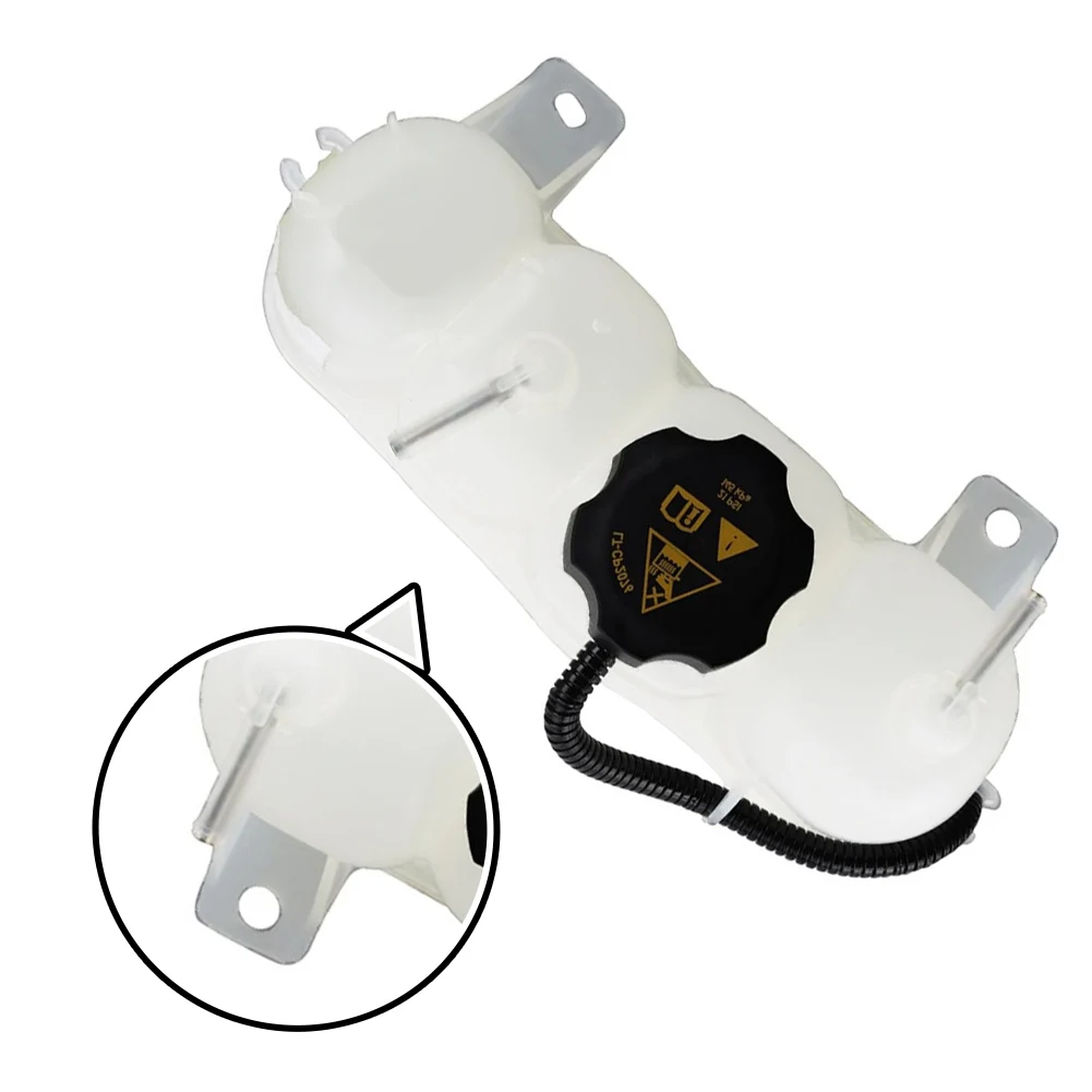 Coolant Expansion Tank for Jeep for kl For Cherokee 2019-2023 FWD 2.0L L4 Direct Fit 68251840AB 68251840AC Includes Cap and Hose