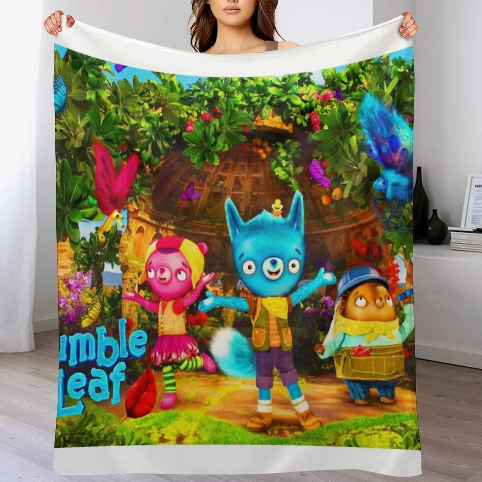 Tumble Leaf characters tumble leaf season 5 stuffed animal birthday Throw Blanket halloween Blankets For Sofas Picnic Blankets