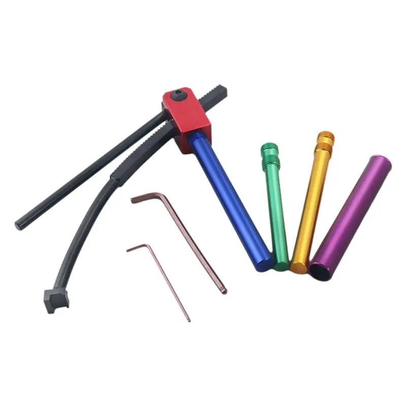 

Набор инструментов для снятия/установки шин для мотокроссовых и компактных внедорожных мотоциклов, совместимый с колесами от 16 до 21 дюймов, с опорой для оси 15-25 мм