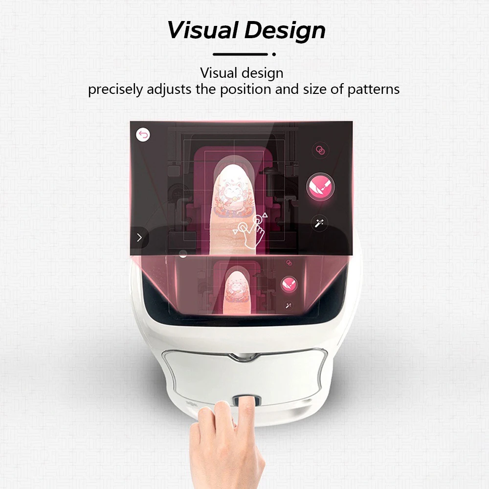 STLF3d Digital Art Smart Nail Painting Macchina da stampa automatica per adesivi per unghie portatile Smart Paint Master