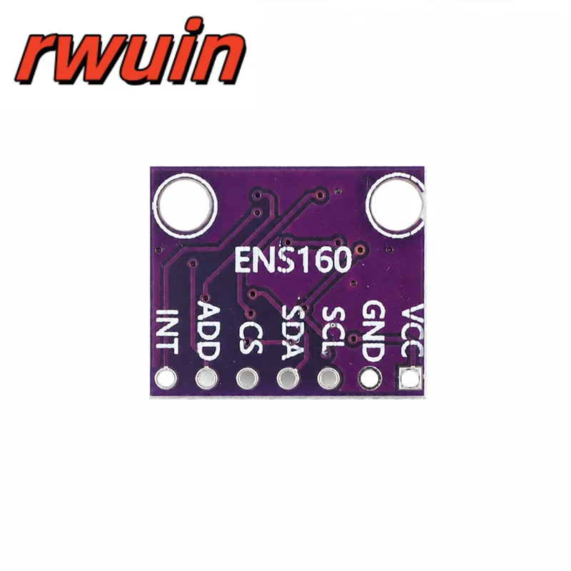 10pcs/1pc ENS160 Carbon Dioxide CO2 ECO2 TVOC Air Quality Monitor Detector Board I2C SPI Gas Sensor Module