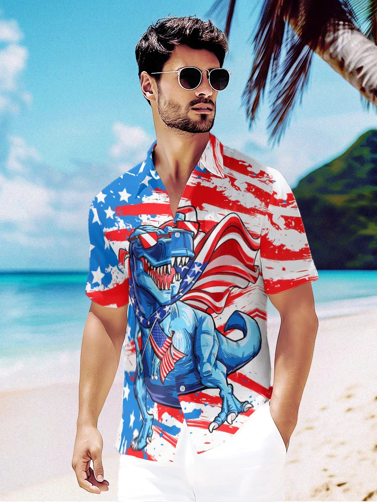 

Summer Hawaiian Shirt Streetwear Funny Beach Tops Vintage Fashion Men Shirt Party Luxury Shirts Short Sleeve Male Clothes