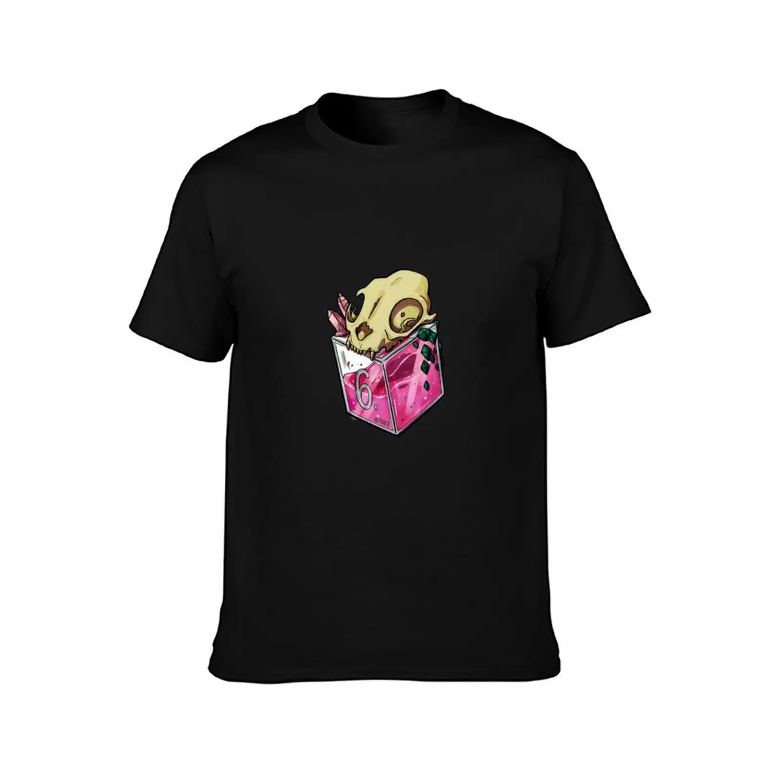D&D Dice - Sorcerer T-Shirt Summer Casual Cotton Tee Oversized Streetwear Tops Vintage Graphic Print Unisex Men Women