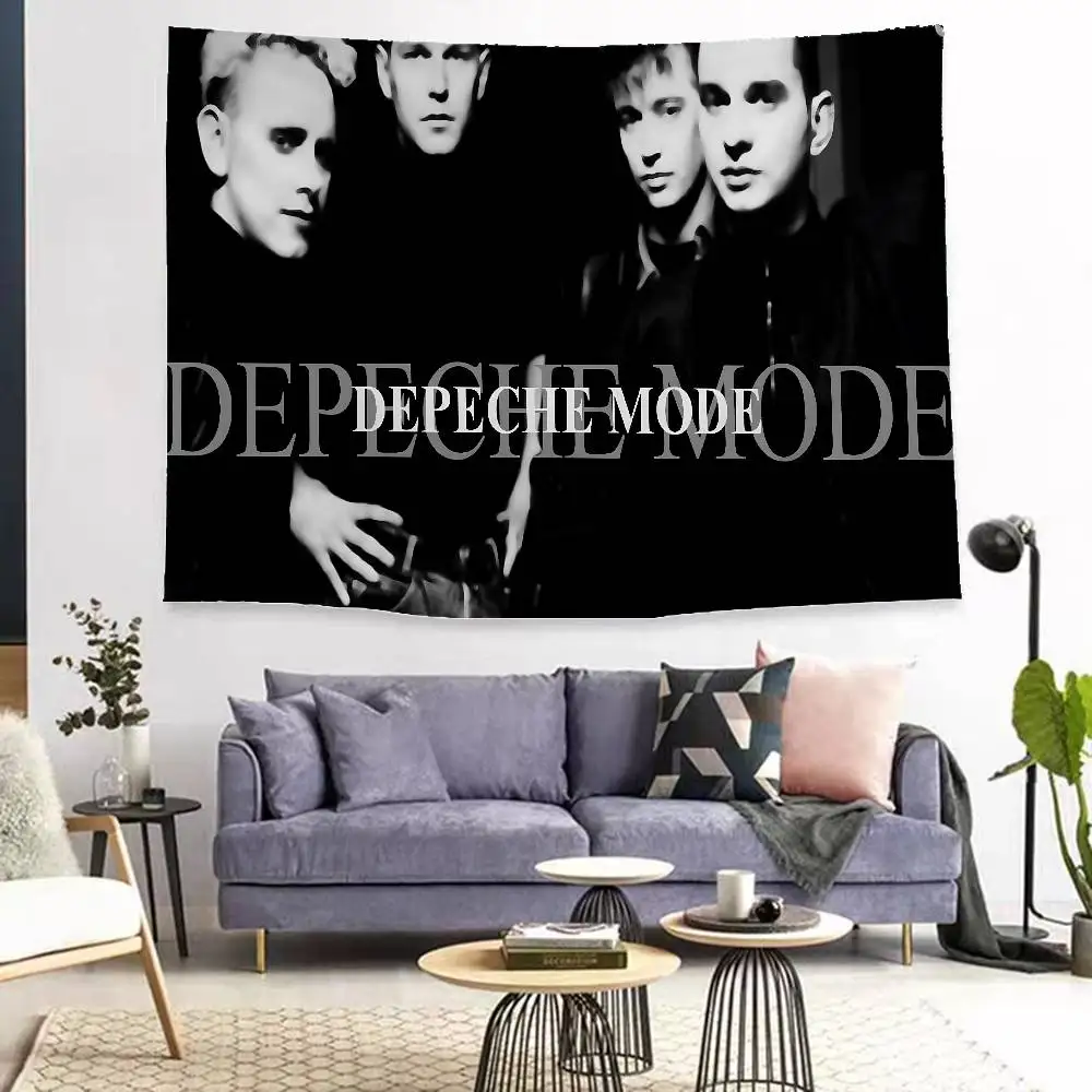 D-Depeche M-Mode Tapestry Art Printing Japanese Wall Tapestry Anime Wall Hanging Home Decor