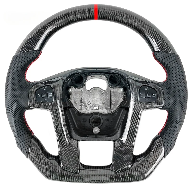 

Для Ford Ranger Raptor F150 настраиваемое рулевое колесо из настоящего углеродного волокна